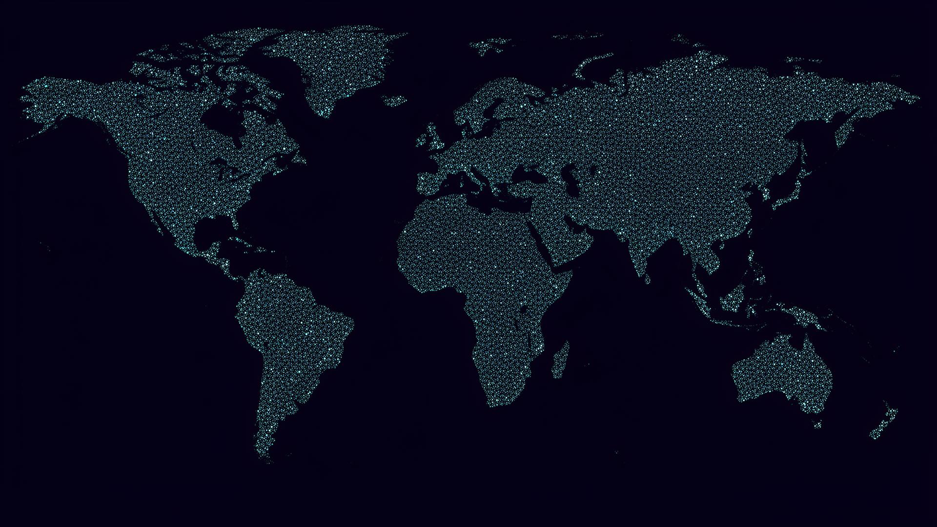 Mapa del mundo con los países donde se ha formado la comunidad LOKOMOTOR